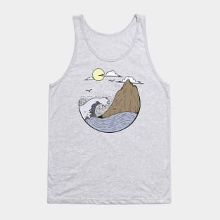 Van life Camping Love Nature mountains beach vacation Tank Top